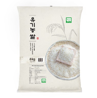 친환경 유기농쌀 8kg